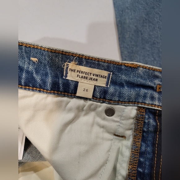 Madewell Sky Blue Wide Leg Jeans - Picture 3 of 7